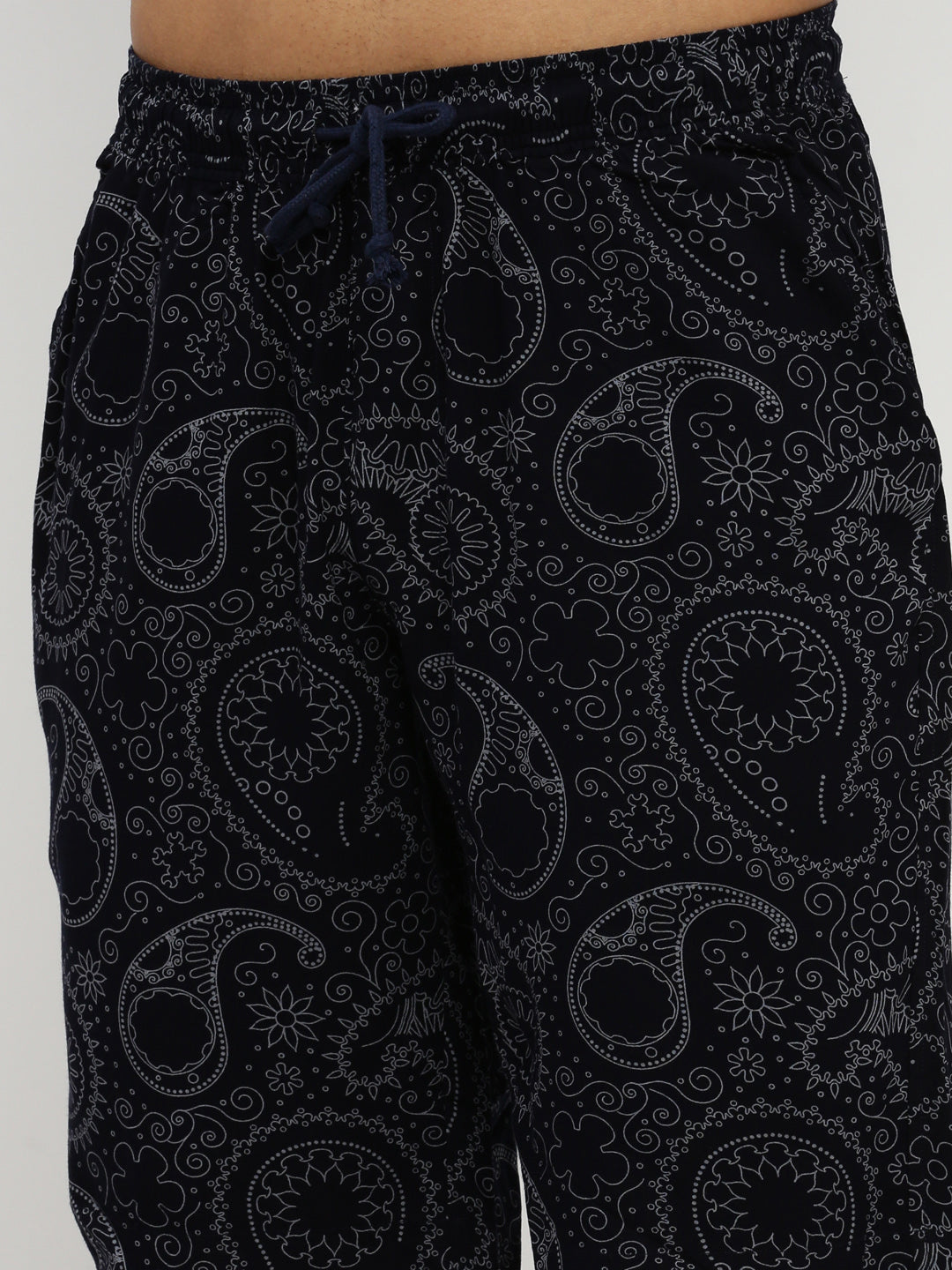 Men Navy Printed Co ordSet