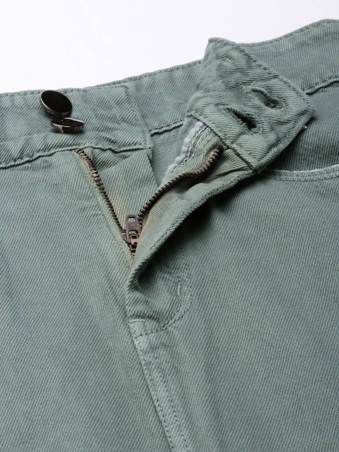 Women's Green Solid Pencil Skirt