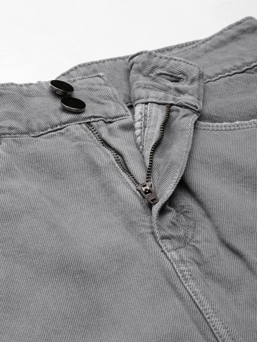 Women's Grey Solid A-Line Skirt