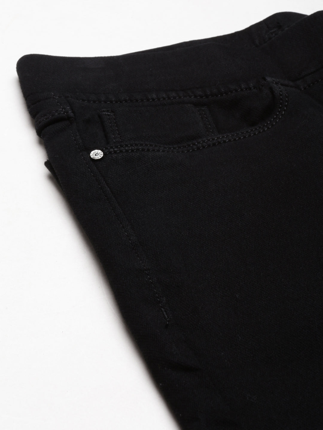 Women Black Solid Slim Fit Denim Jeans