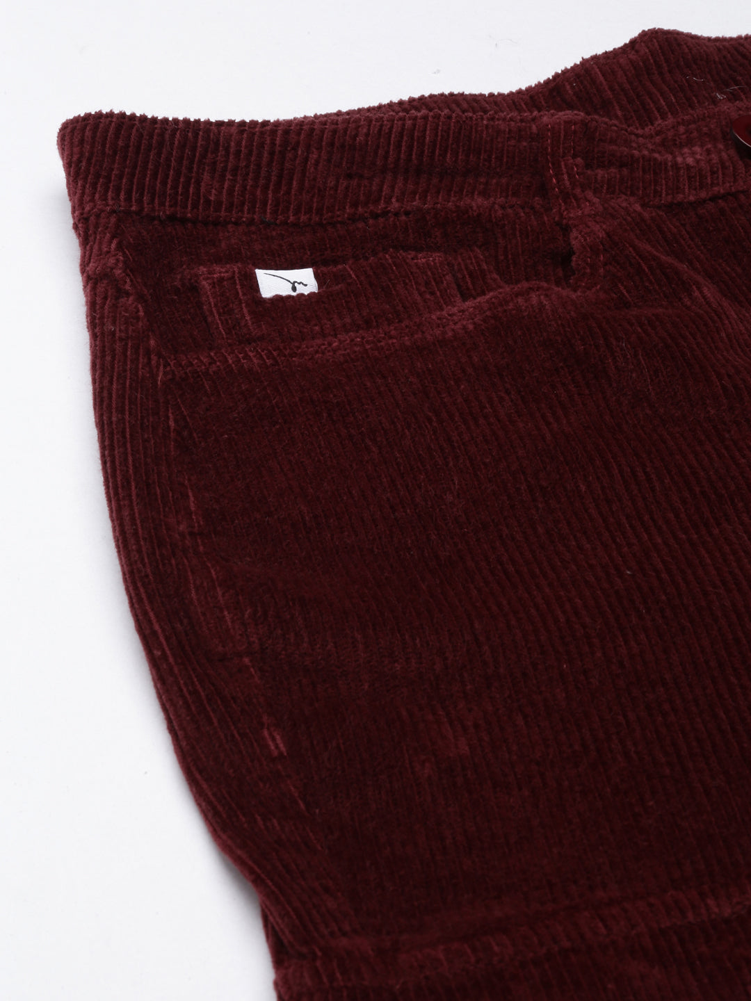 Women Burgundy Solid Joggers