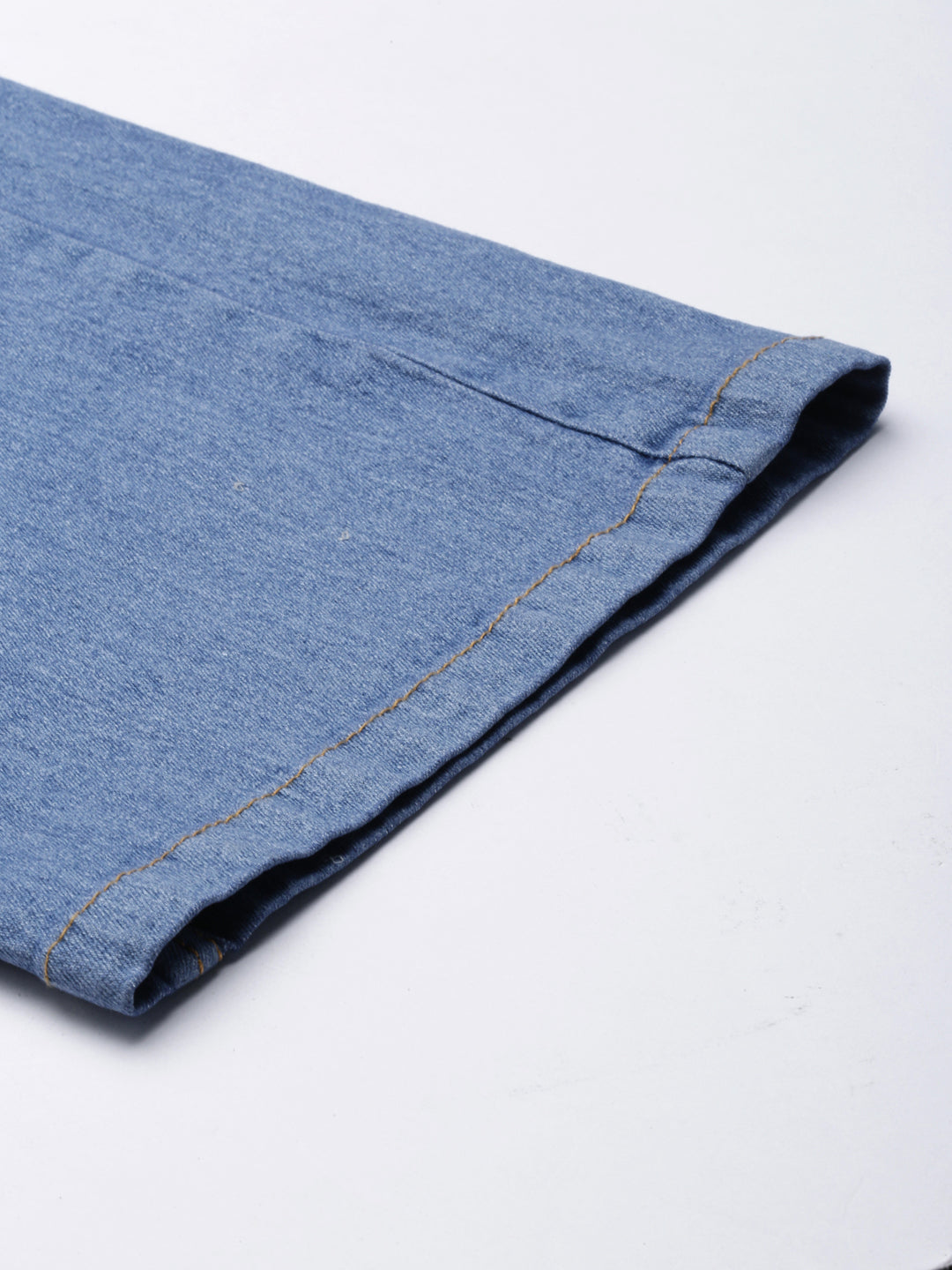 Women's Blue Wide Leg Stretchable Denim Jeans