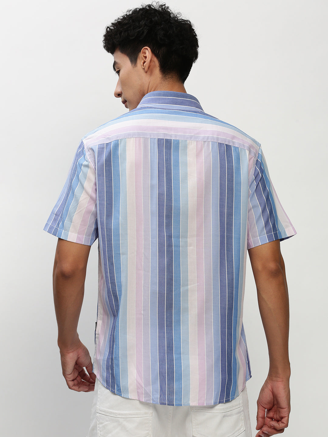 Men Multi Striped Casual Casual Shirts