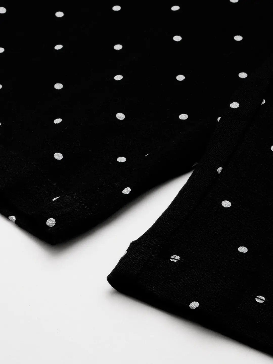 Men's Black Printed Cotton Chino Shorts