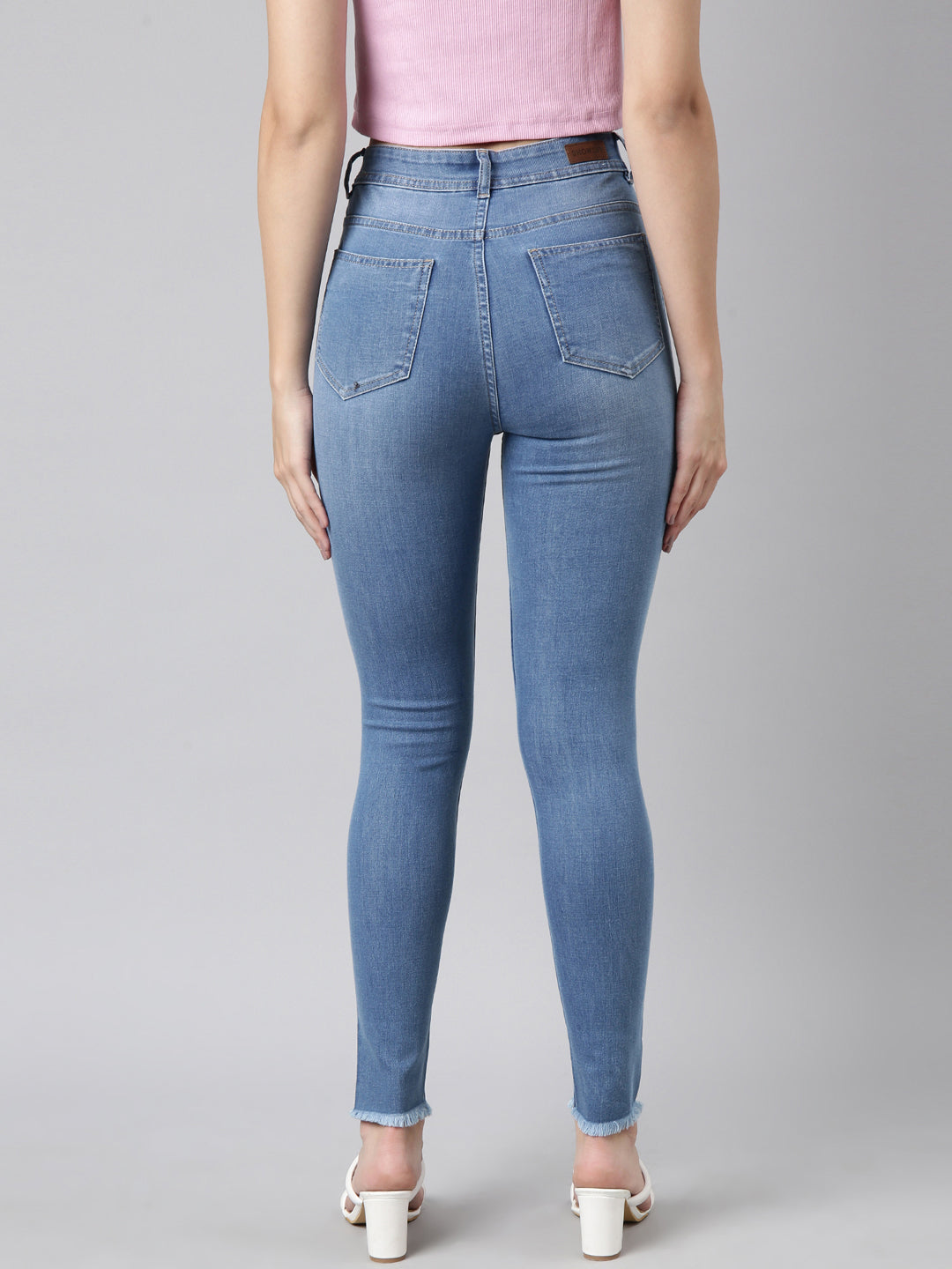 Women Skinny Fit Denim Blue Jean