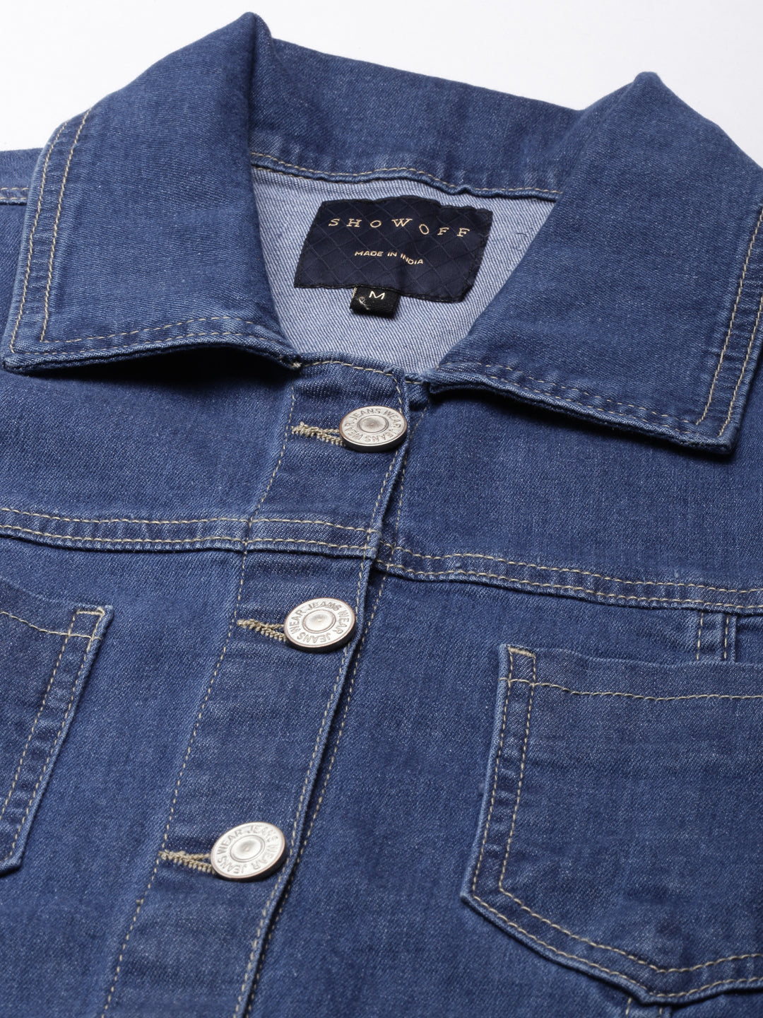 Women's Blue Solid A-Line Dress