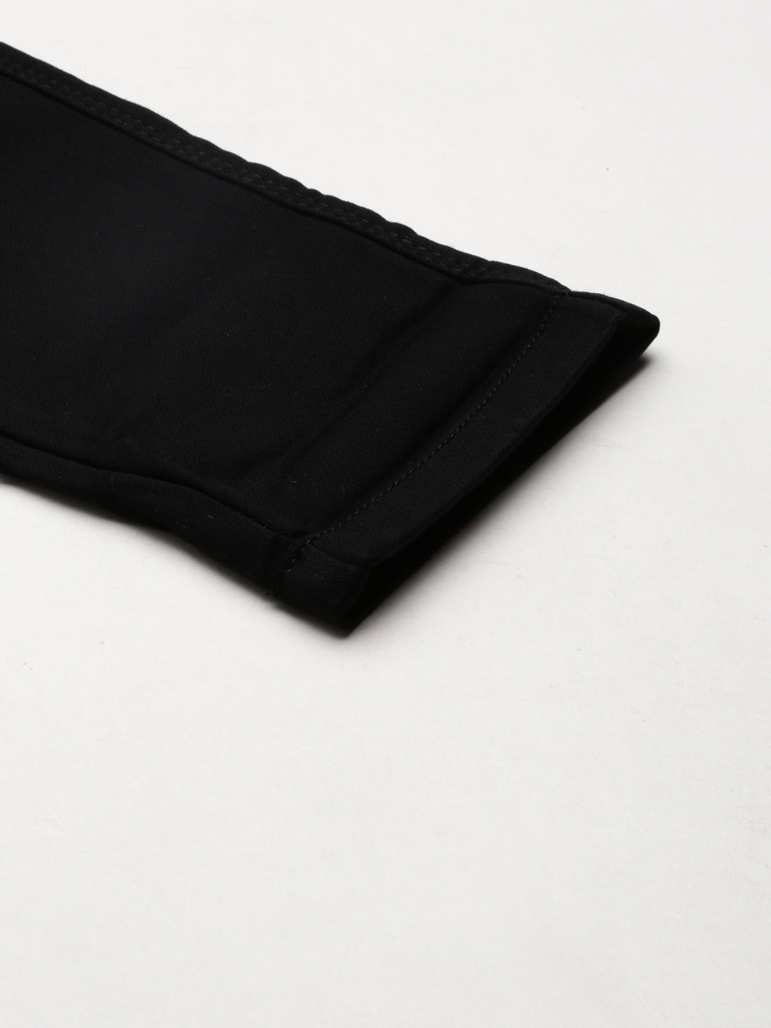 Women's Black Solid Dungaree