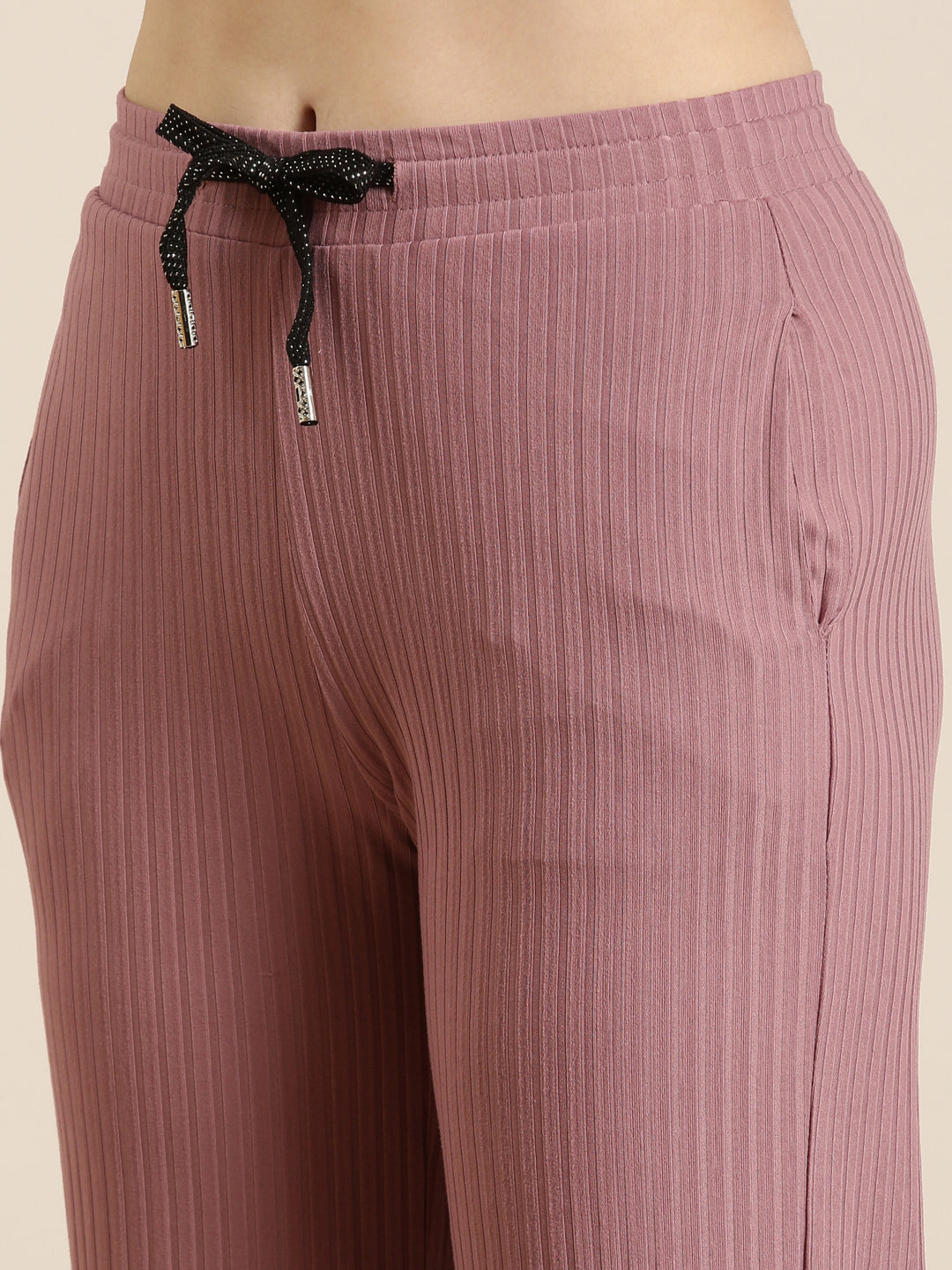 Women Mauve Solid Co-Ords