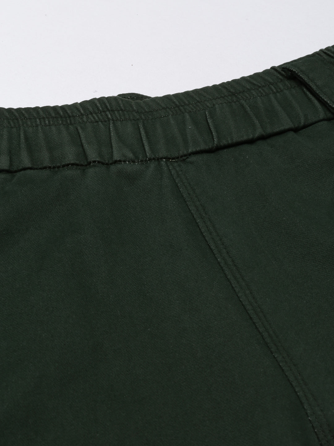 Women Olive Solid Trouser