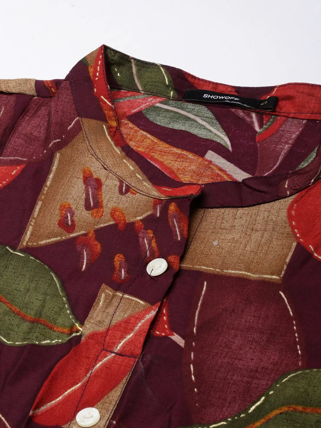 Women's A-Line Purple Floral Kurta