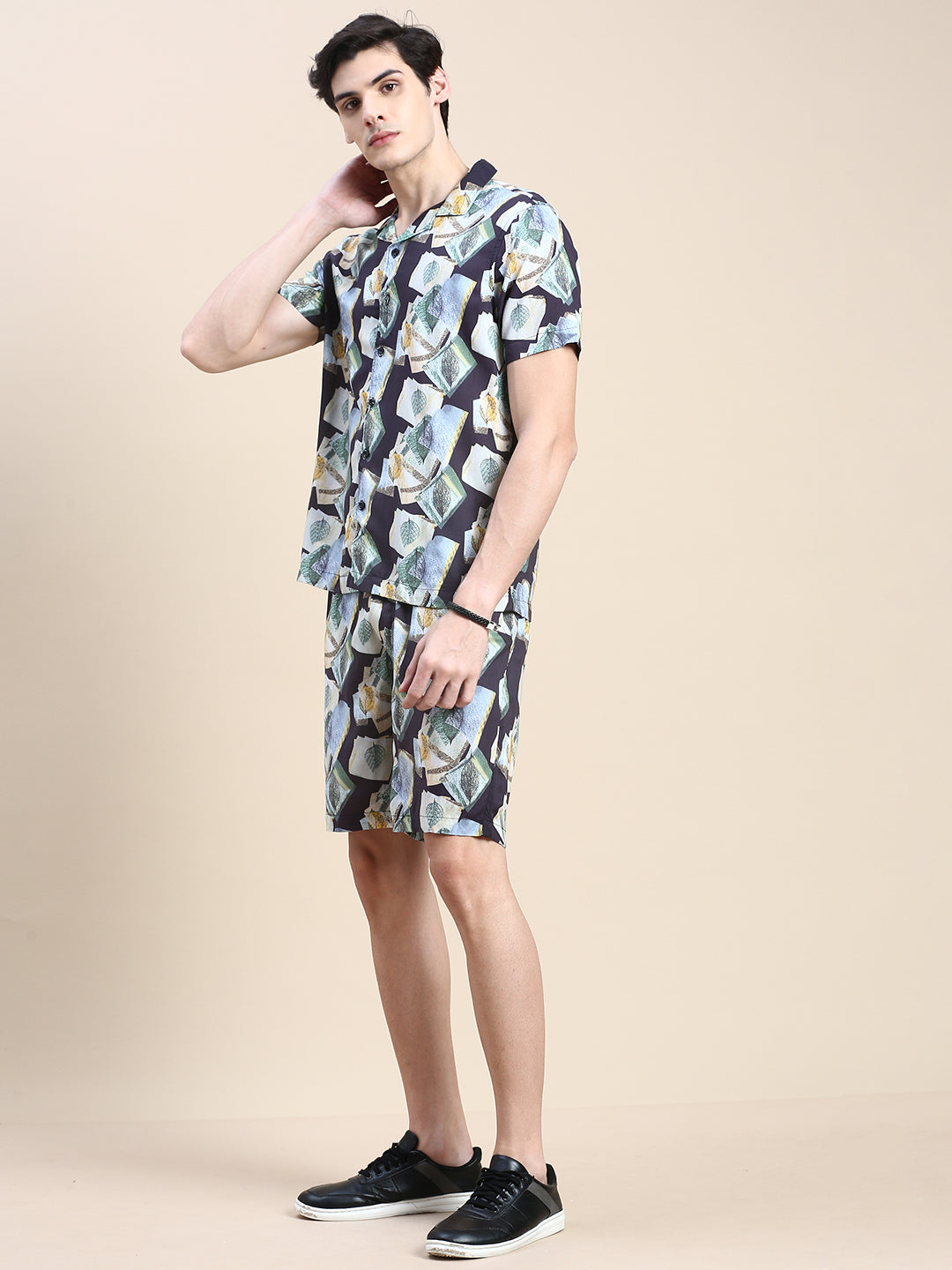 Men Multi Printed Casual Co ord Set