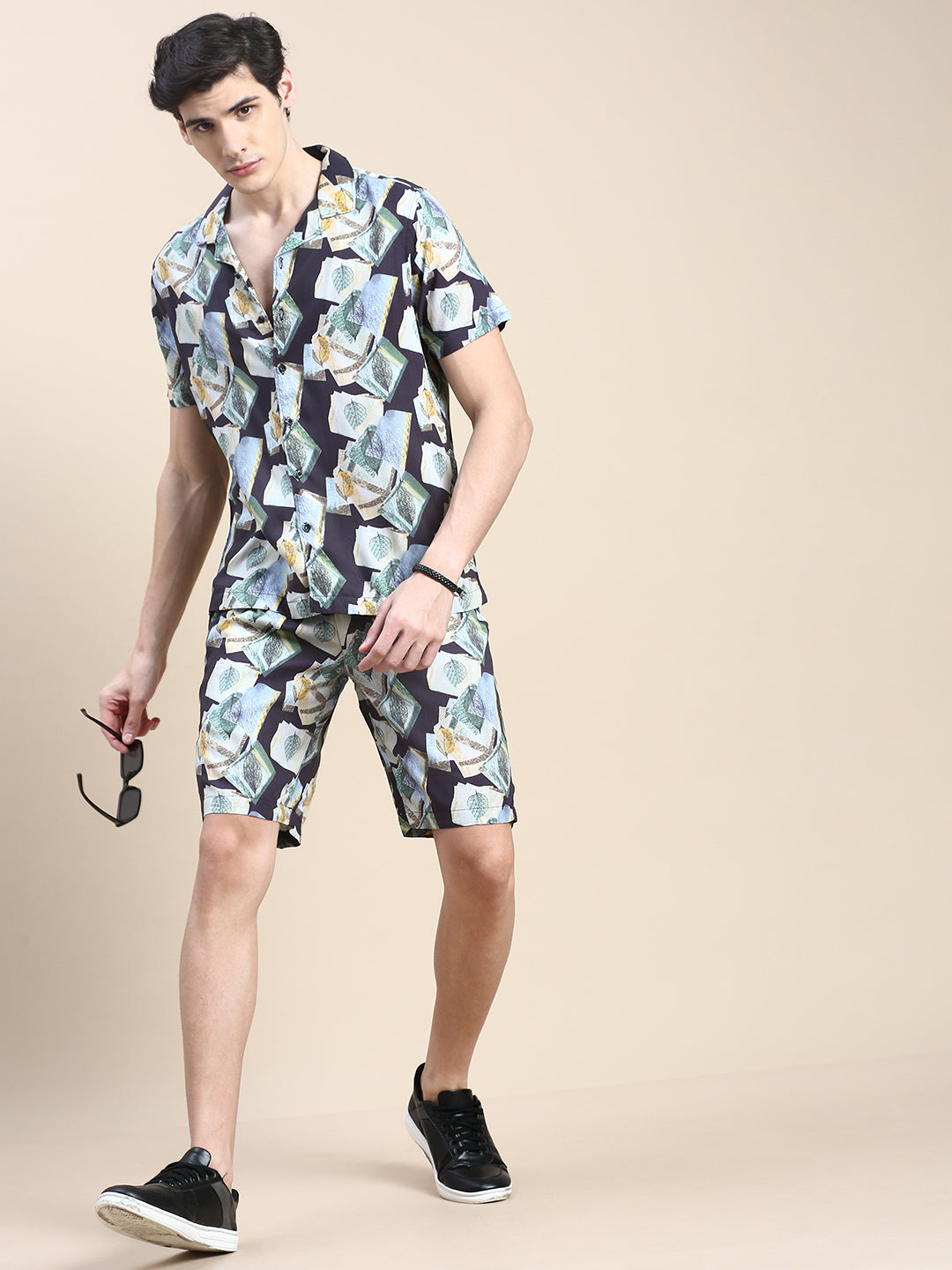 Men Multi Printed Casual Co ord Set