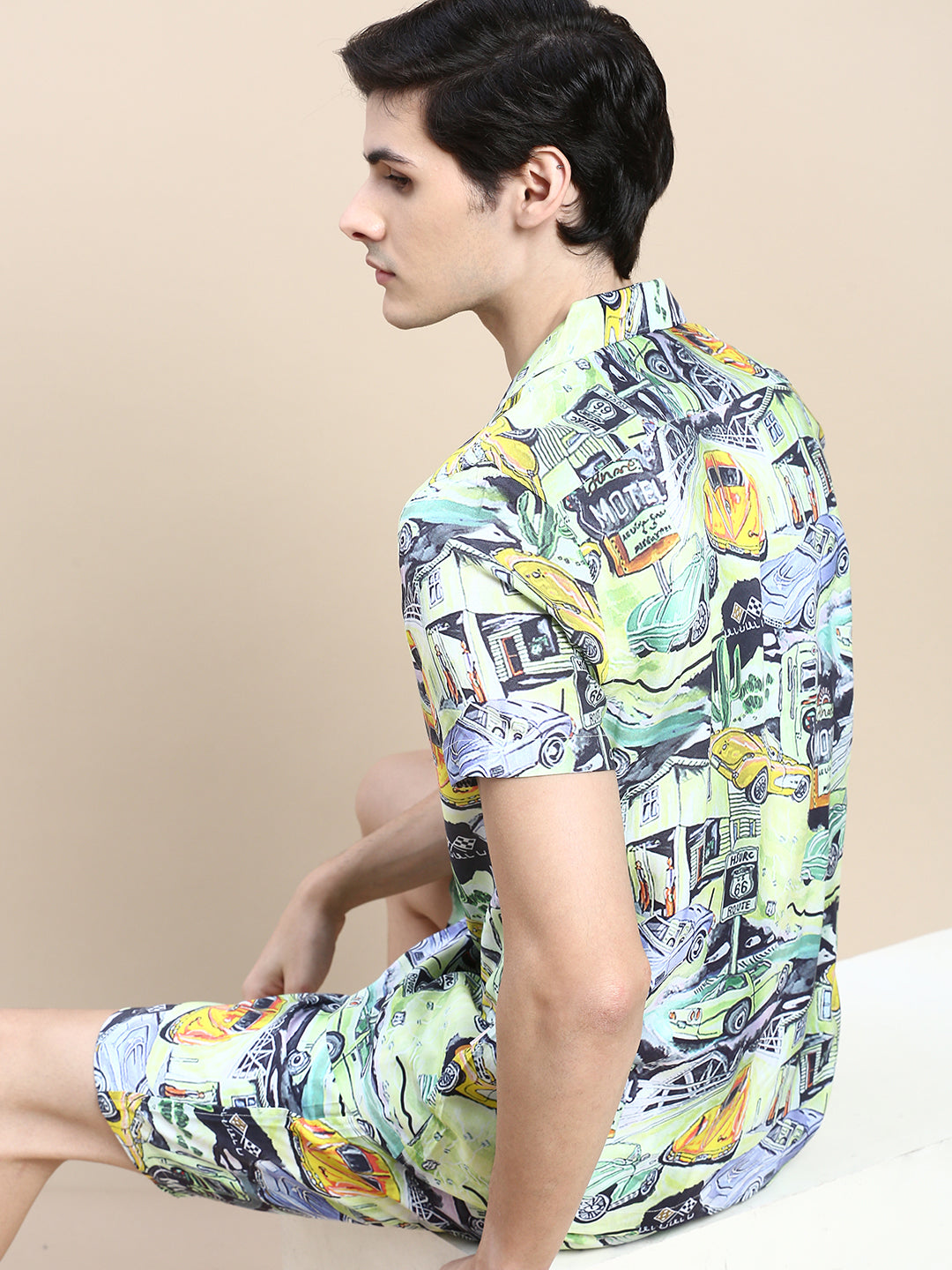 Men Multi Printed Casual Co ord Set