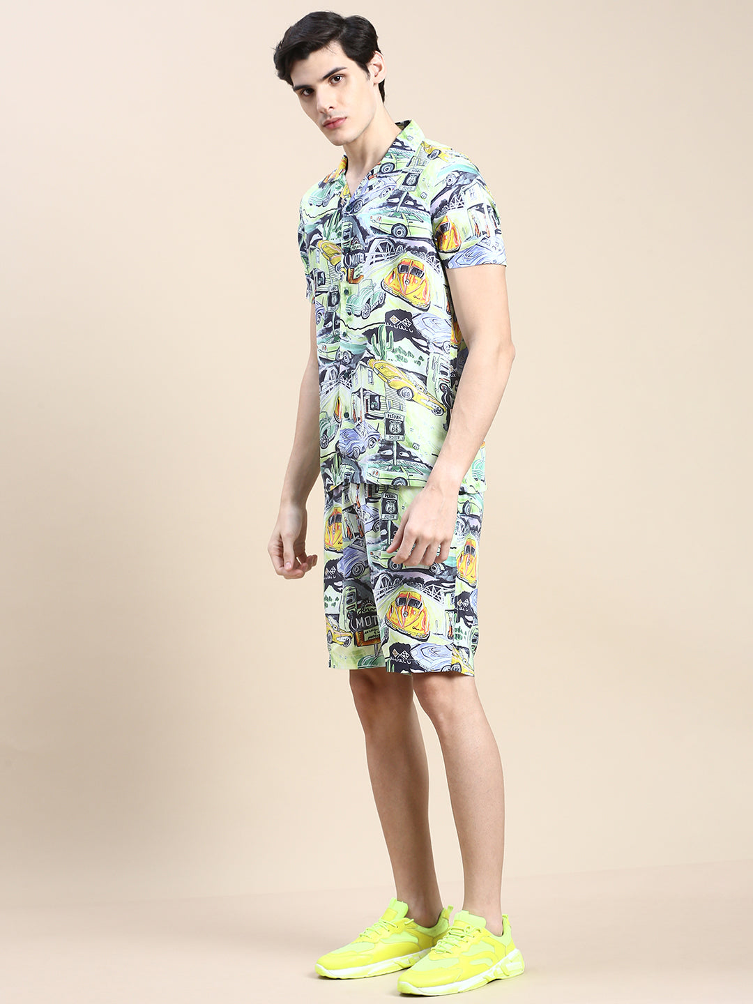 Men Multi Printed Casual Co ord Set