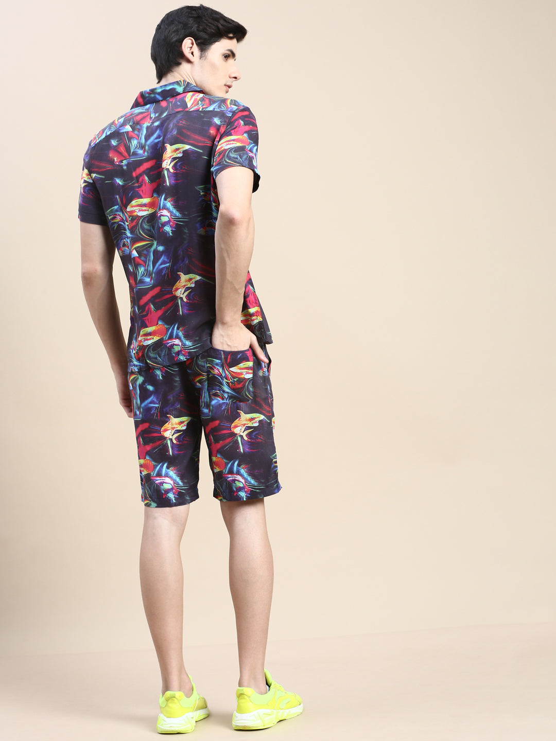 Men Multi Printed Casual Co ord Set