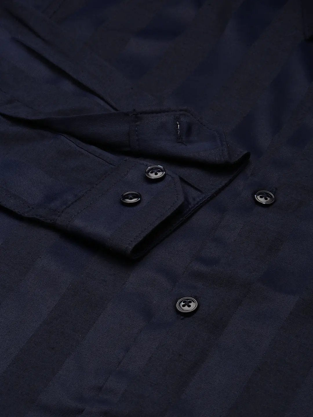 Men's Navy Solid Formal Shirt