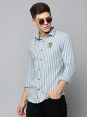 Men Windowpane Check Shirts