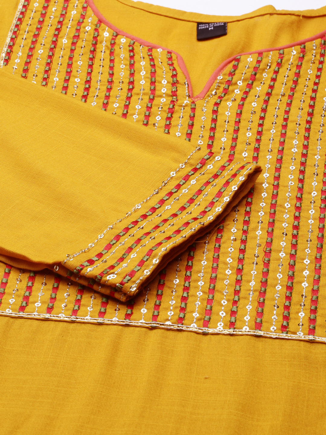 Women's Yellow Solid Straight Kurta