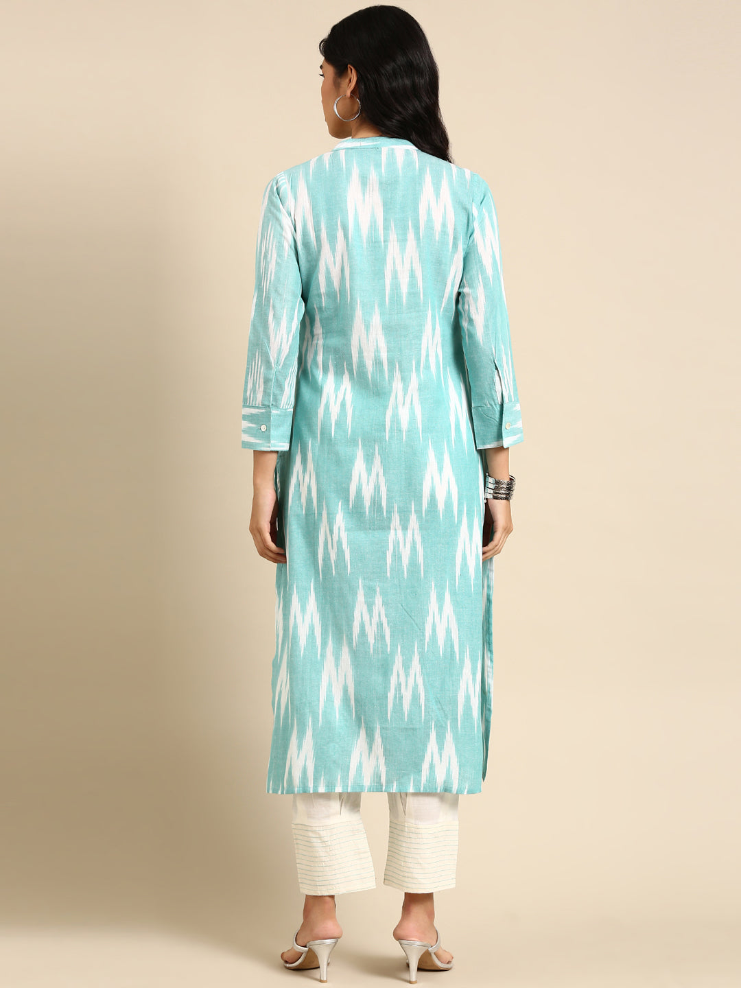 Women's Green Solid Kurta Set