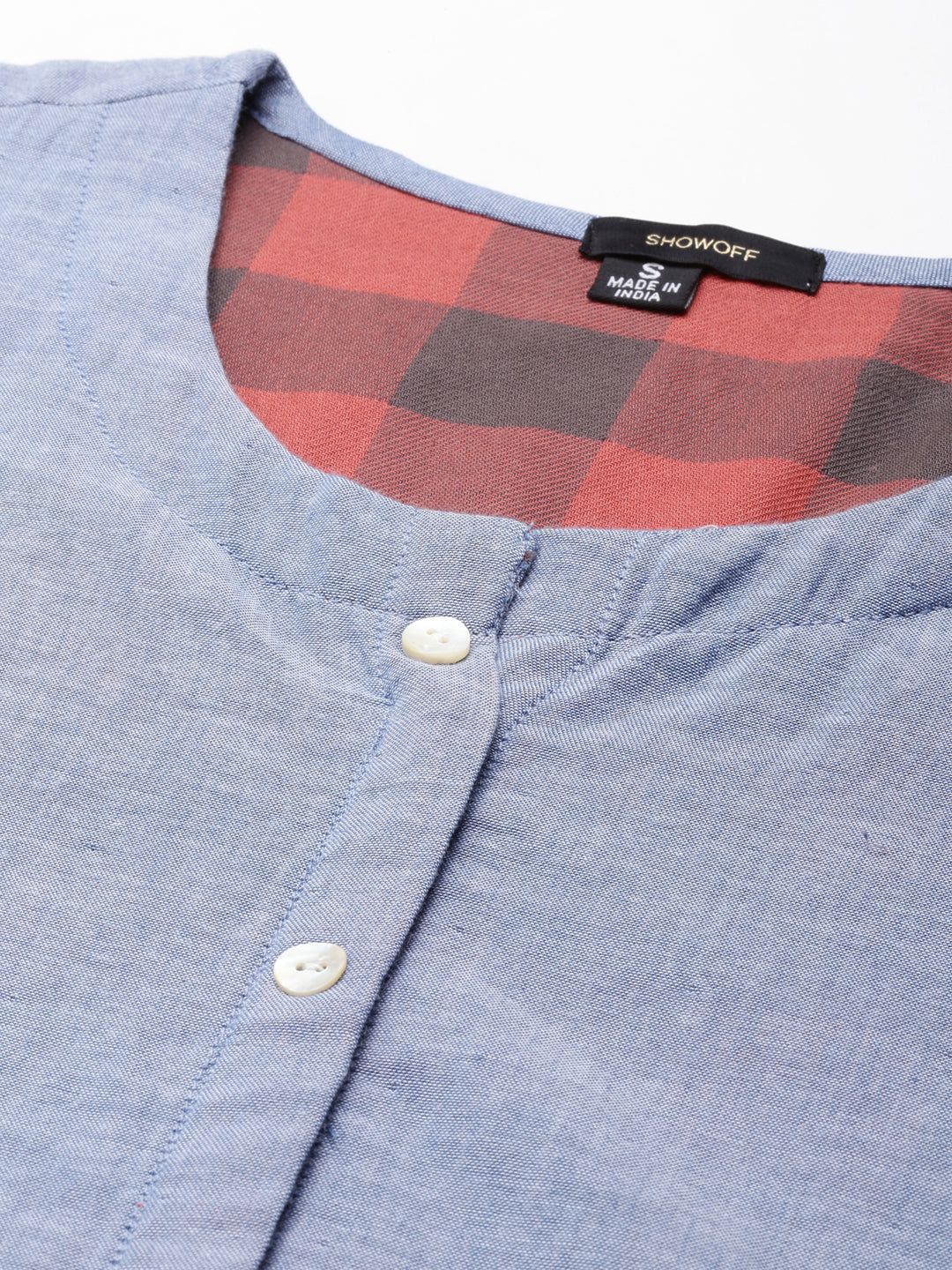 Women's Blue Solid Anarkali Kurta