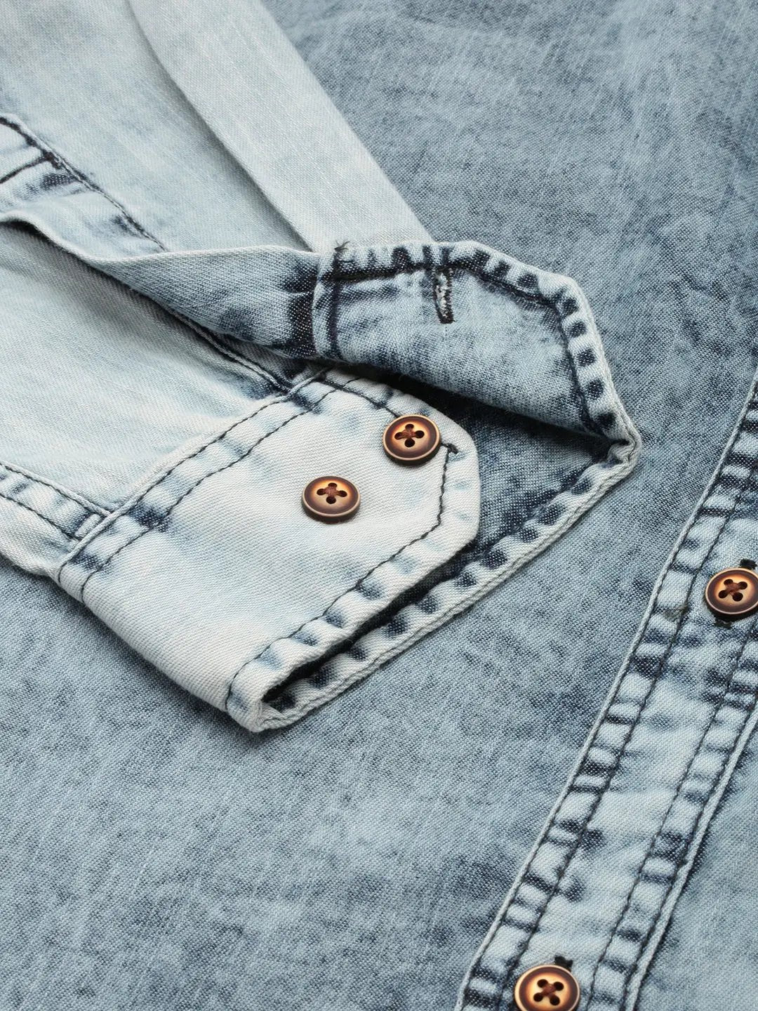 Men's Grey Solid Casual Shirt