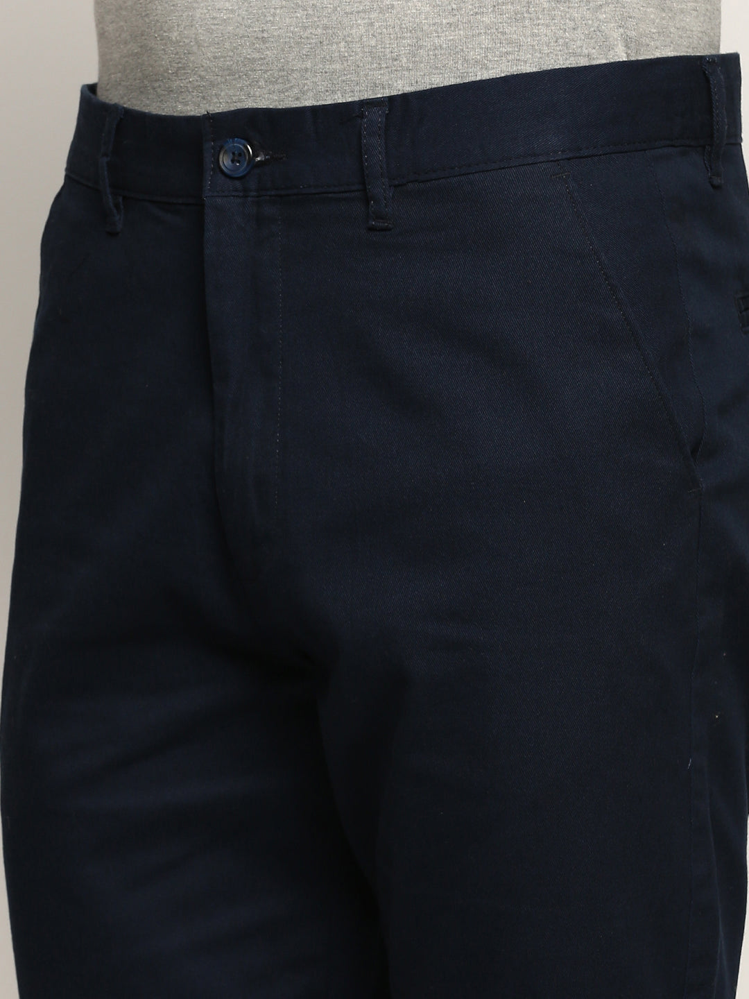 Men Navy Solid Shorts