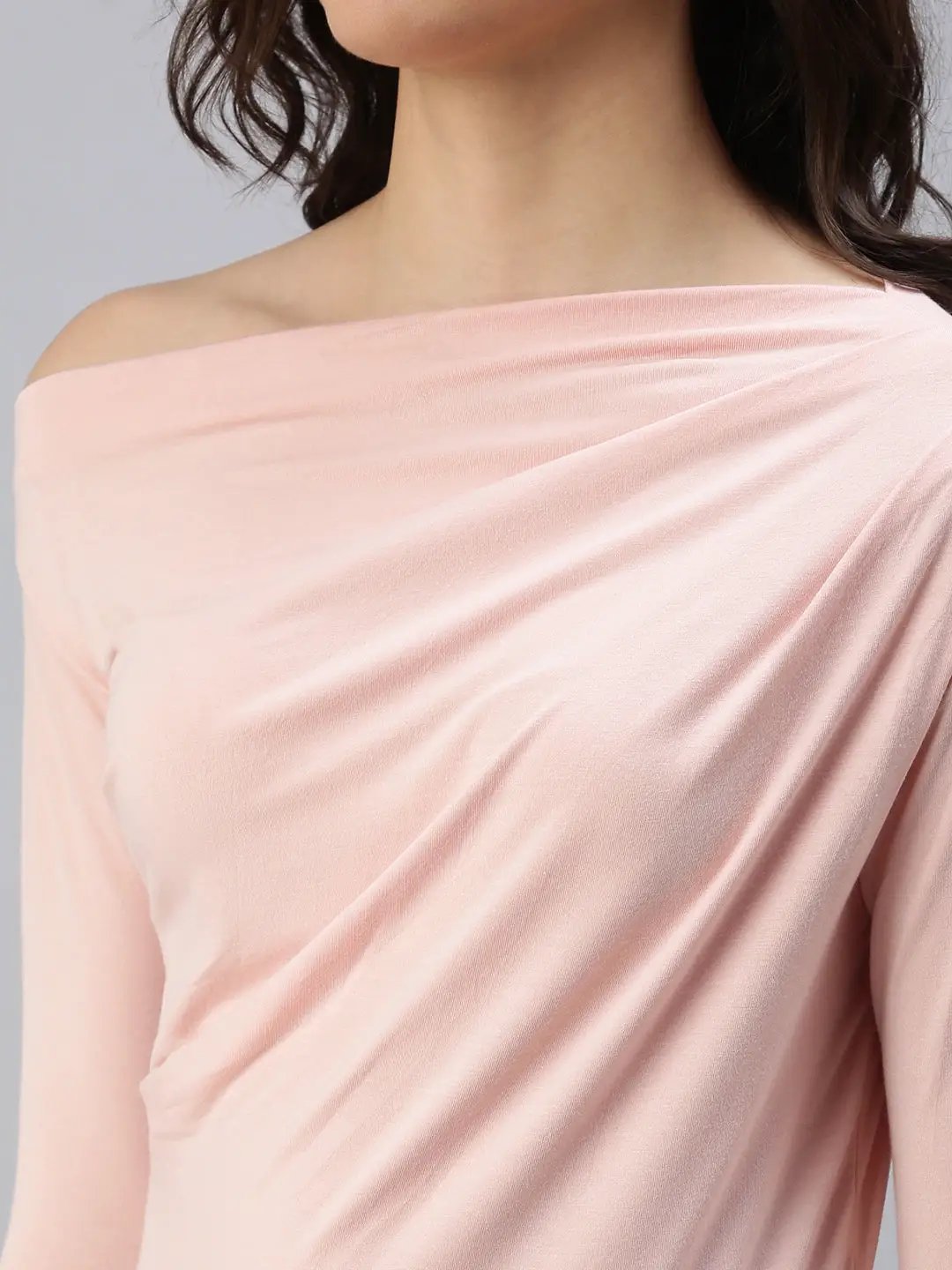 Women's Pink Solid Top