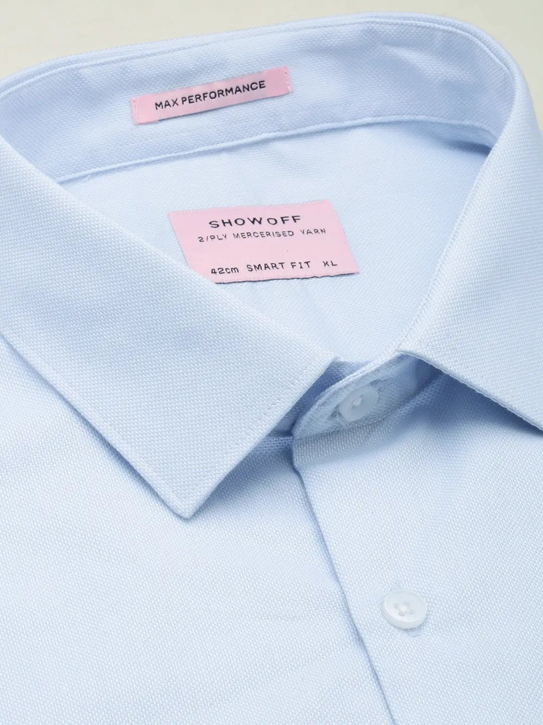 Men's Blue Striped Formal Shirt