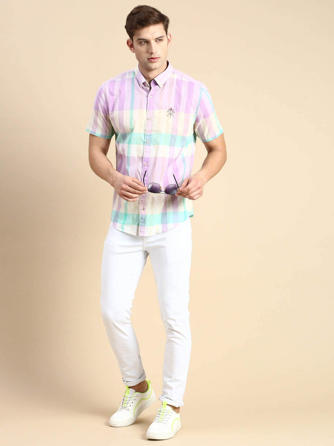 Men Multi Checked Casual Shirt