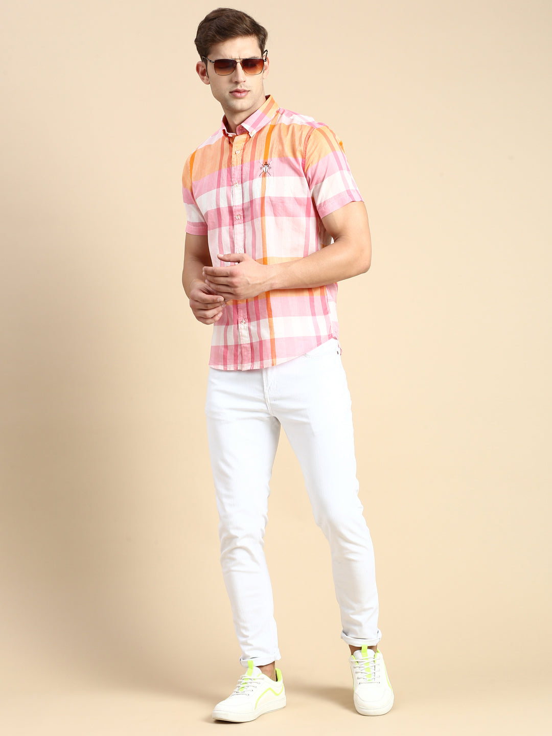 Men Multi Checked Casual Shirt