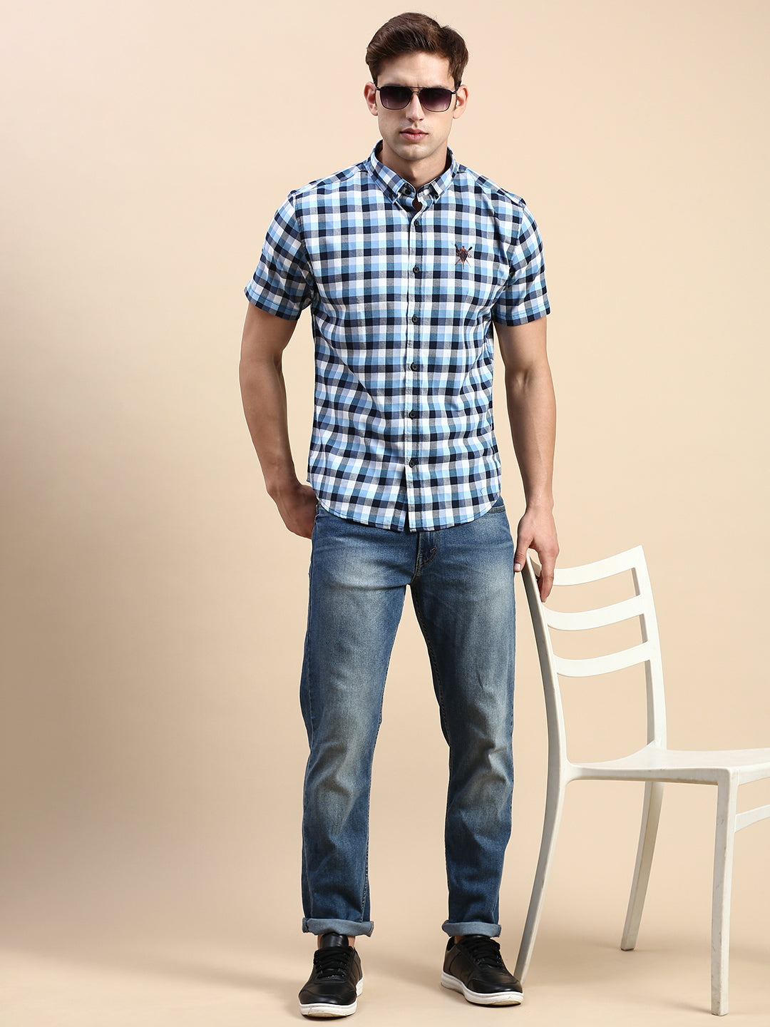 Men Multi Checked Casual Shirt