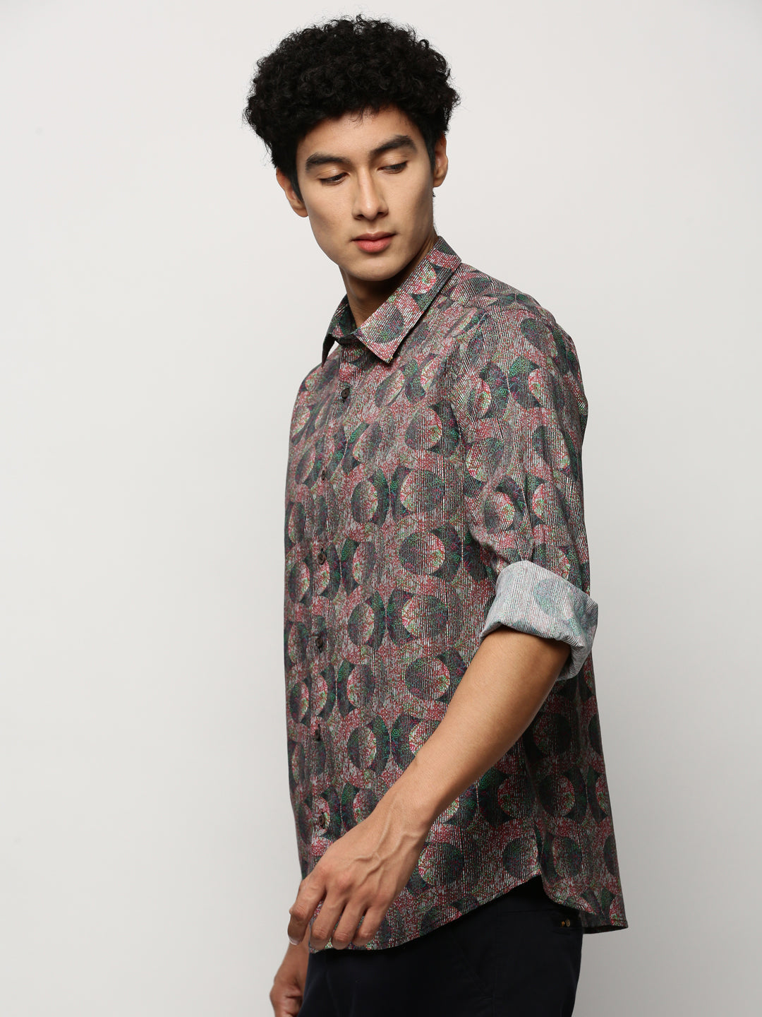 Men Multi Geometrical Shirt