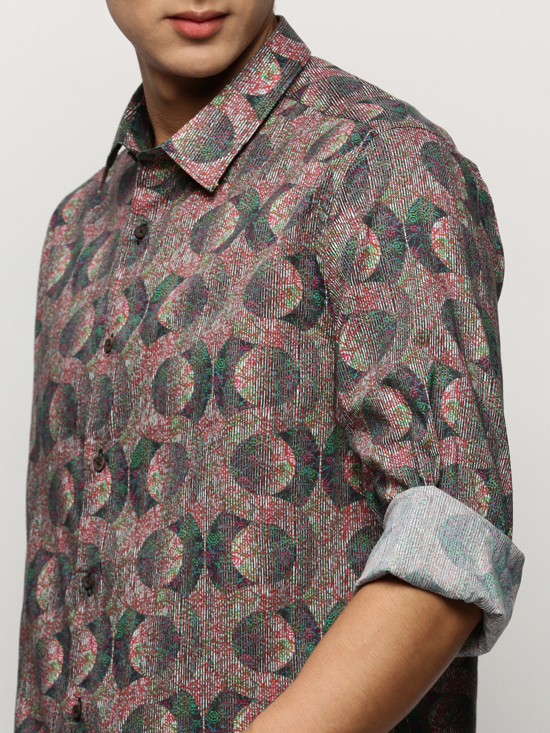 Men Multi Geometrical Shirt