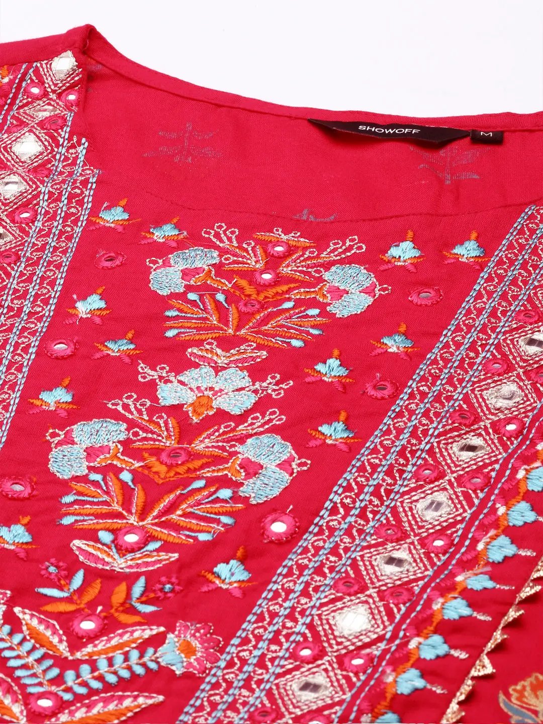 Women's Pink Printed Kurta Set