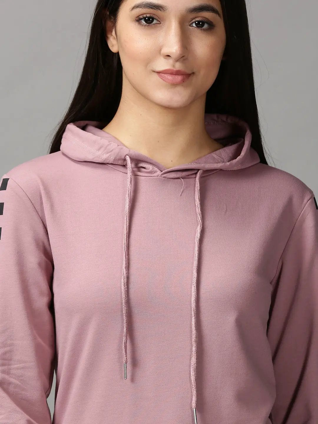 Women's Violet Solid Sweatshirt