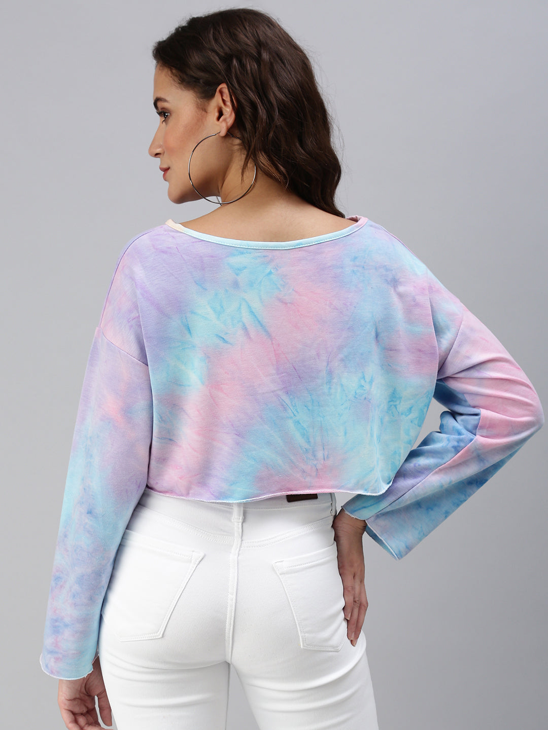 Women's Multi Tie Dye Crop Top