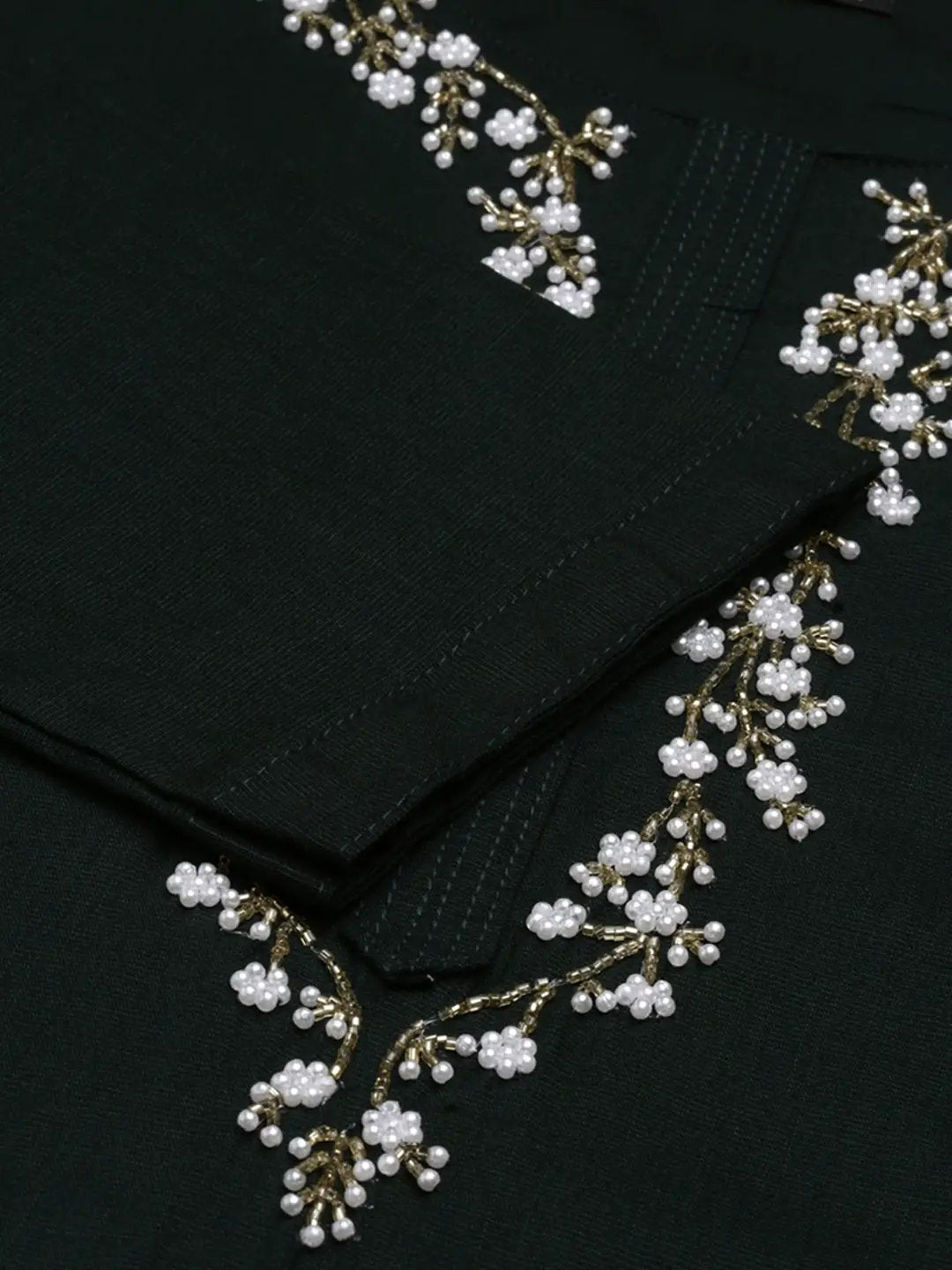 Women's Green Solid Kurta Set