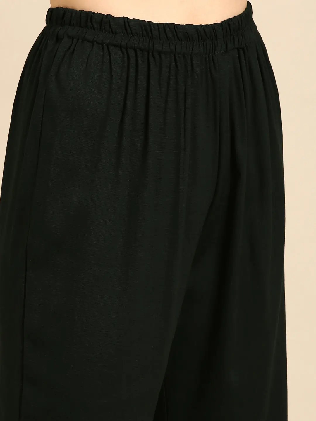 Women's Green Solid Kurta Set