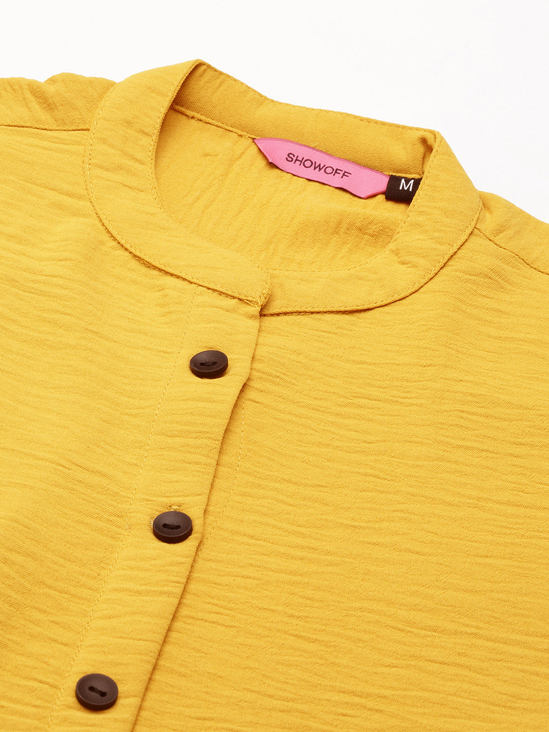 Women's Yellow Solid Straight Kurta