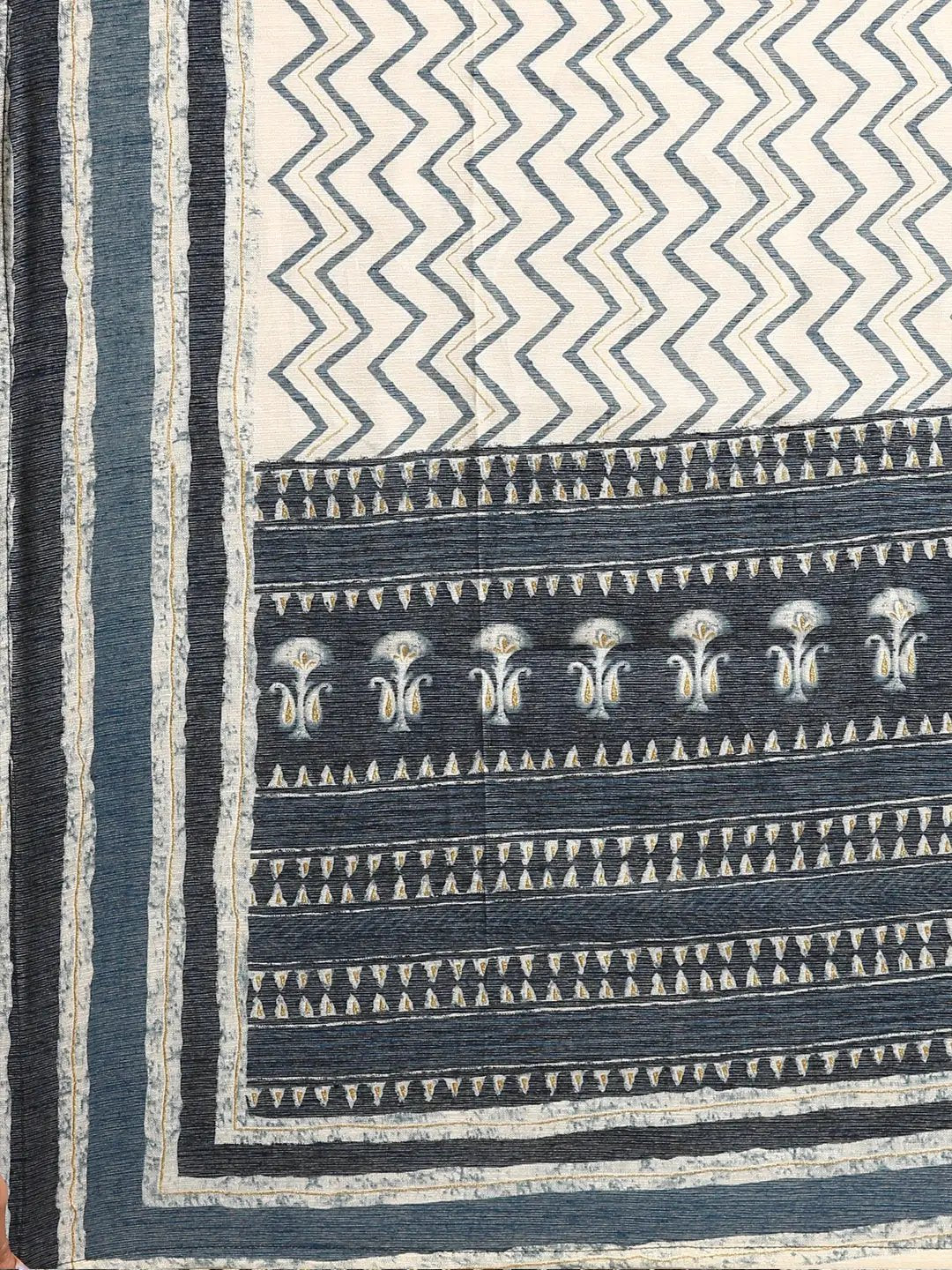 Women's Blue Printed Kurta Set