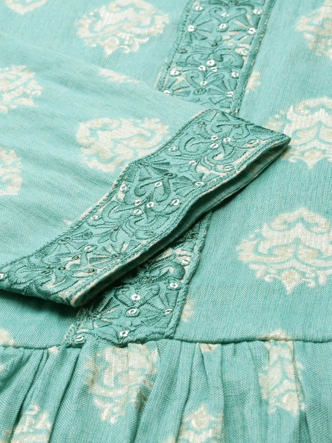 Women's Blue Printed Kurta Set