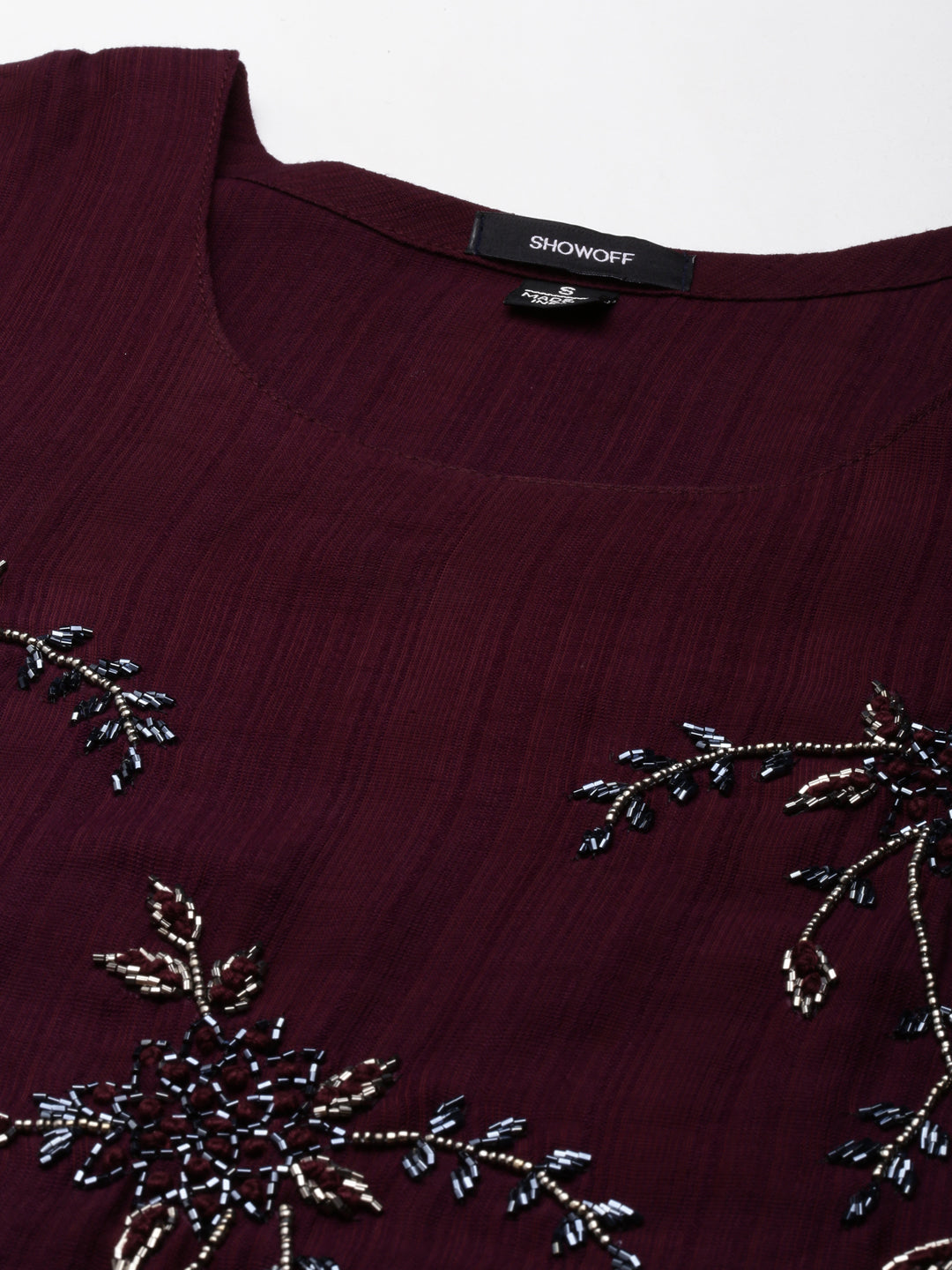 Women's Purple Solid Straight Kurta