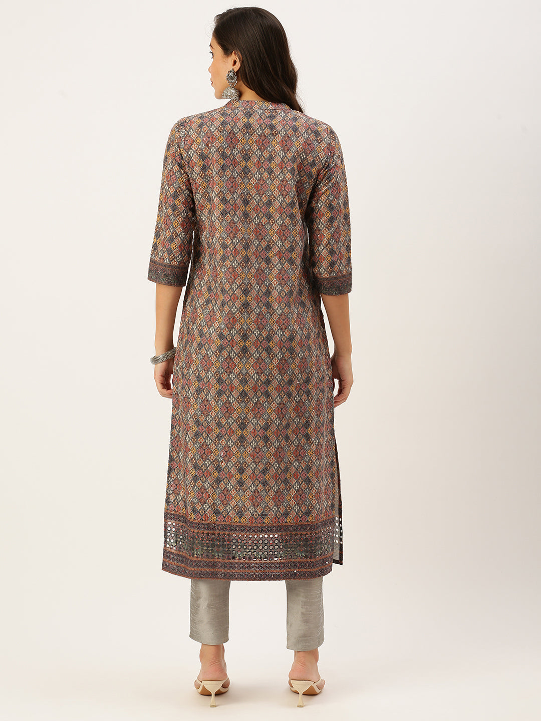 Women's Multi Embroidered Straight Kurtas