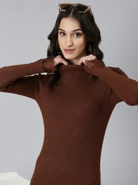 Women's Brown Bodycon Dress