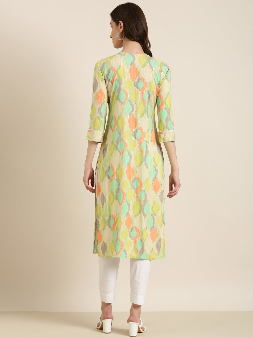 Women Multi Printed Straight Kurta