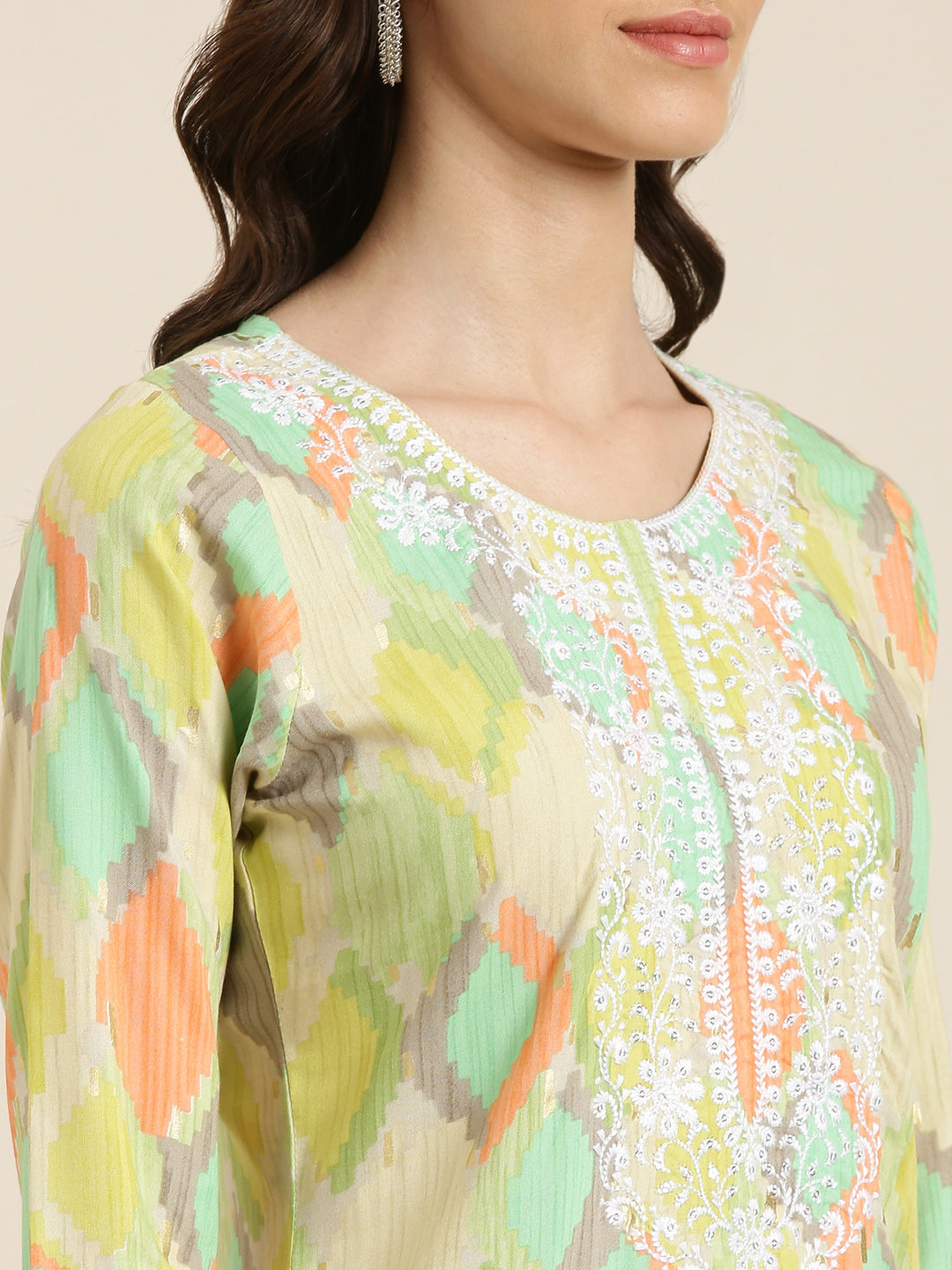 Women Multi Printed Straight Kurta