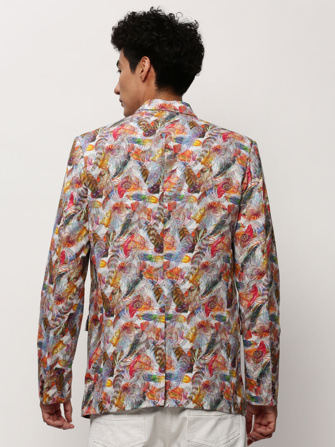 Men Multi Printed Casual Blazers