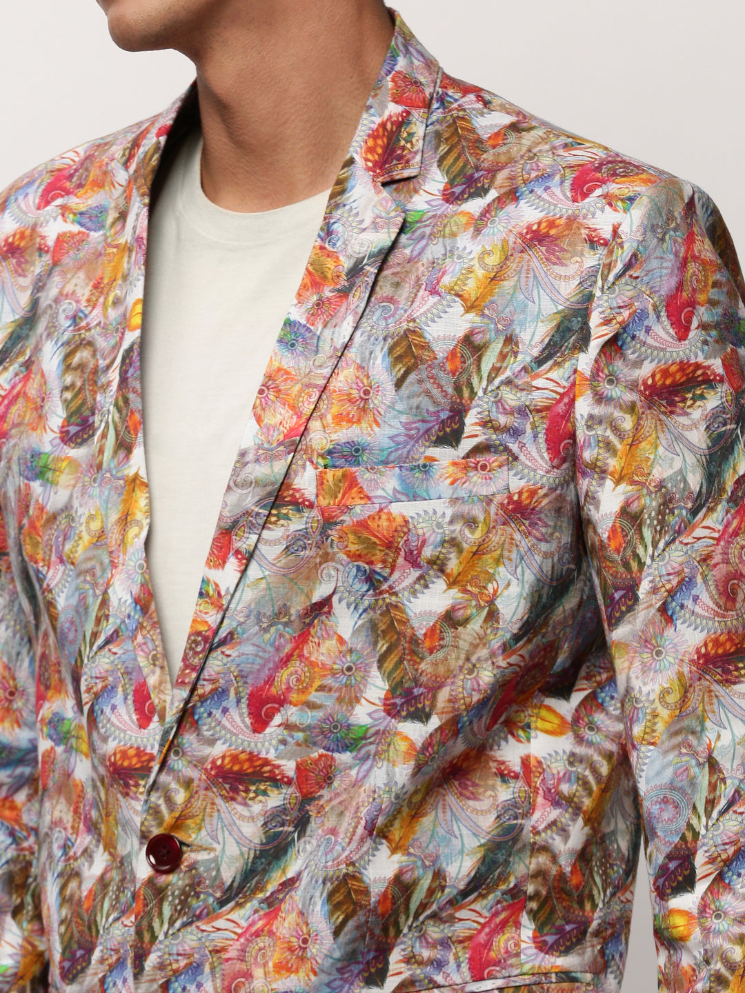 Men Multi Printed Casual Blazers