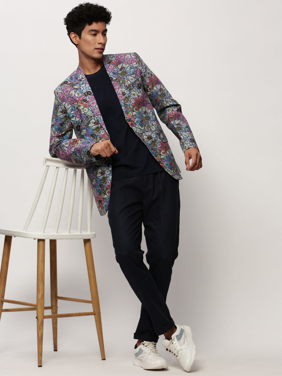 Men Multi Printed Casual Blazers