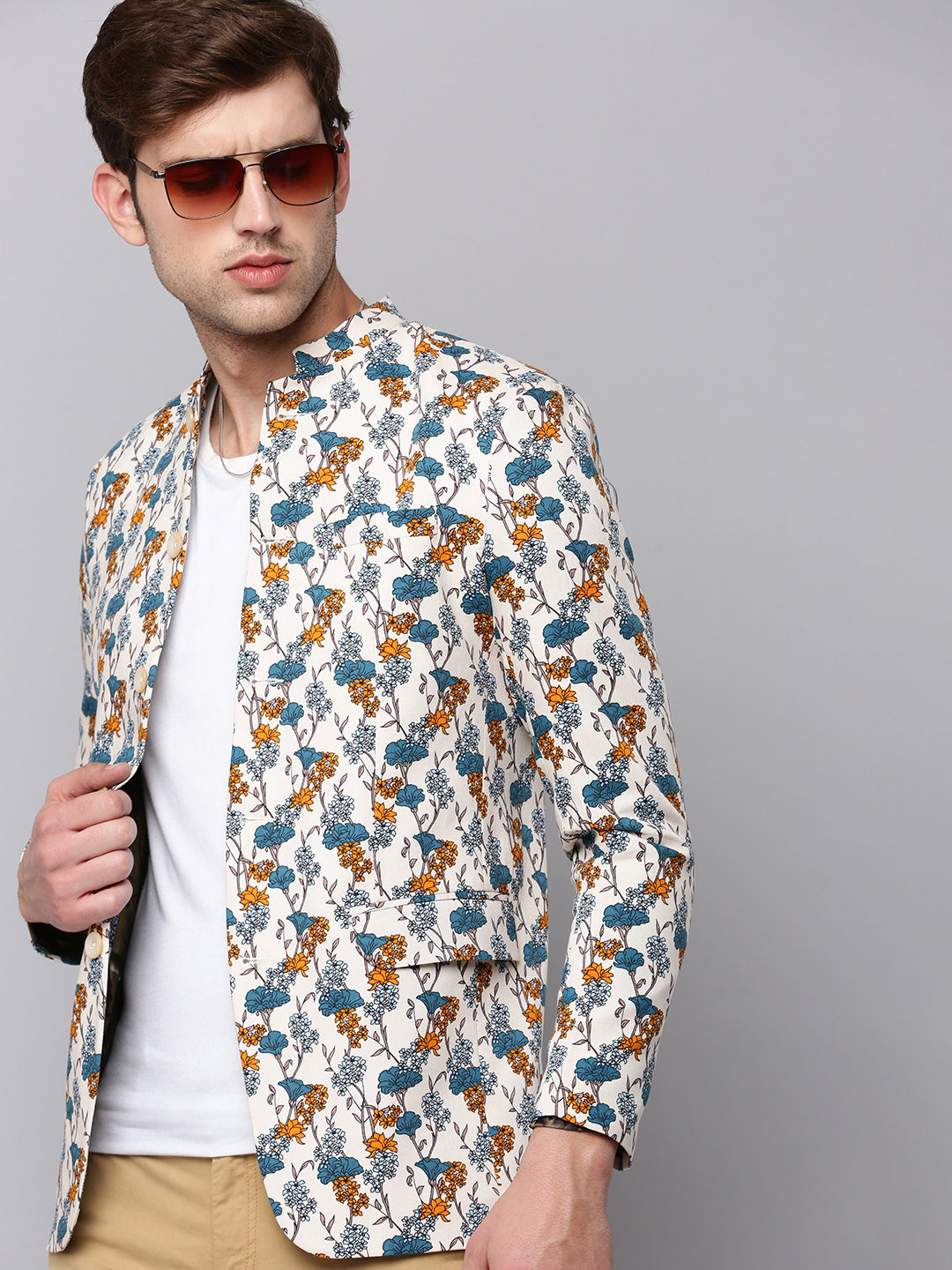 Men Multi Printed Blazer